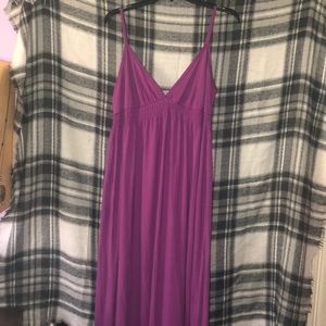 Purple maxi dress